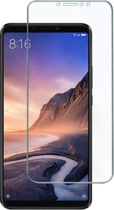 Actual product image Screenguard Xiaomi Mi Max 3 bulletproof glass protective film Case Friendly Design (1 Piece, Mi Max 3)
