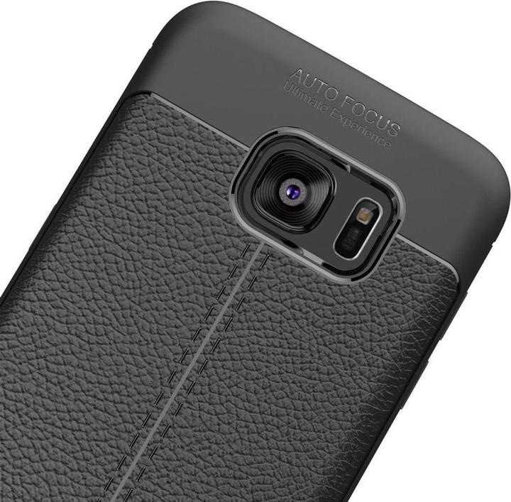 Produktbild König Design Handyhülle für Samsung Galaxy S6 Schutzcase Cover Silikon Bumper Etui Schwarz (Samsung Galaxy S6)