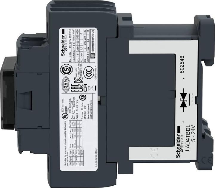 Produktbild Schneider Electric Schütz 24VDC 25A