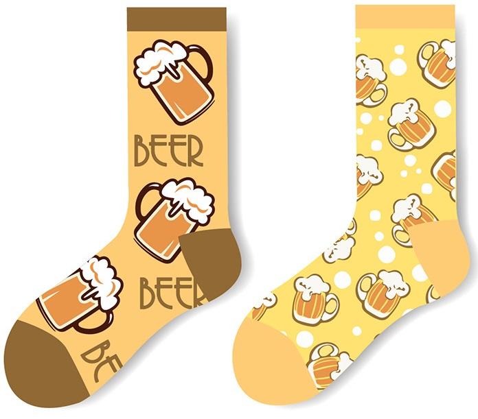 Musthaves Socken Grösse 38 - 45 cm - Beer (Einzelpack, 38 - 45)