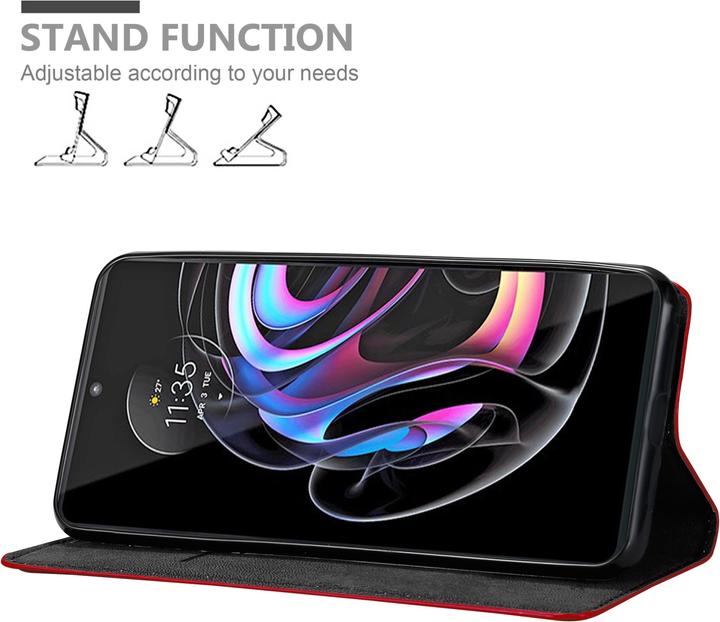 Actual product image Cadorabo Case for Motorola EDGE 20 PRO / EDGE S PRO in Book Invis. Magnet Style (Motorola Edge S Pro, Motorola Edge 20 Pro)