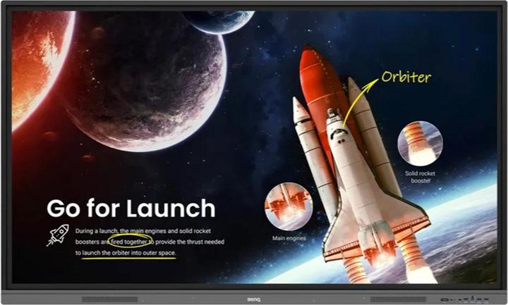 Actual product image BenQ RE6503 WITH IR 40 POINT TOUCH (3840 x 2160 Pixels, 65")