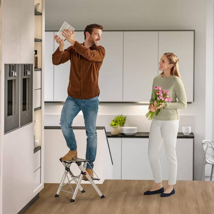 Productafbeelding Hailo MK80 ComfortLine, comforttrap, 2 treden (Trapladder, 46 cm)