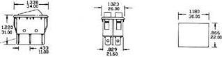 Produktbild Velleman Power Rocker Switch 10A-250V Dpst On-Off With Red Neon Light