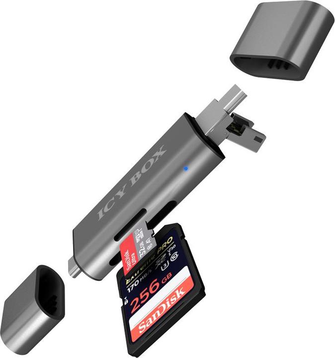 Image du produit Icy Box Ib-Cr200-C (USB, USB 2.0 Micro-B)