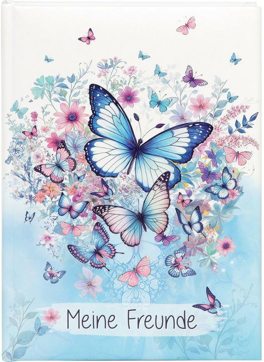 Goldbuch Freundebuch A5 88 S.illu. Schmetterlinge (15 x 21 cm, Liniert)