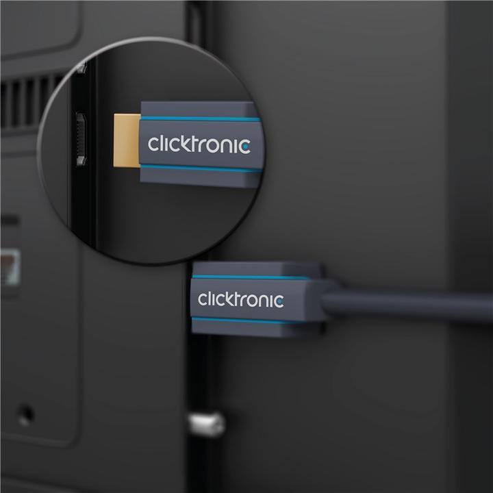 Produktbild clicktronic High Speed HDMI Kabel Ethernet (3 m, HDMI)