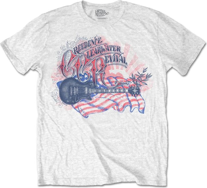 Actual product image Creedence Clearwater Revival Guitar & Flag (L)