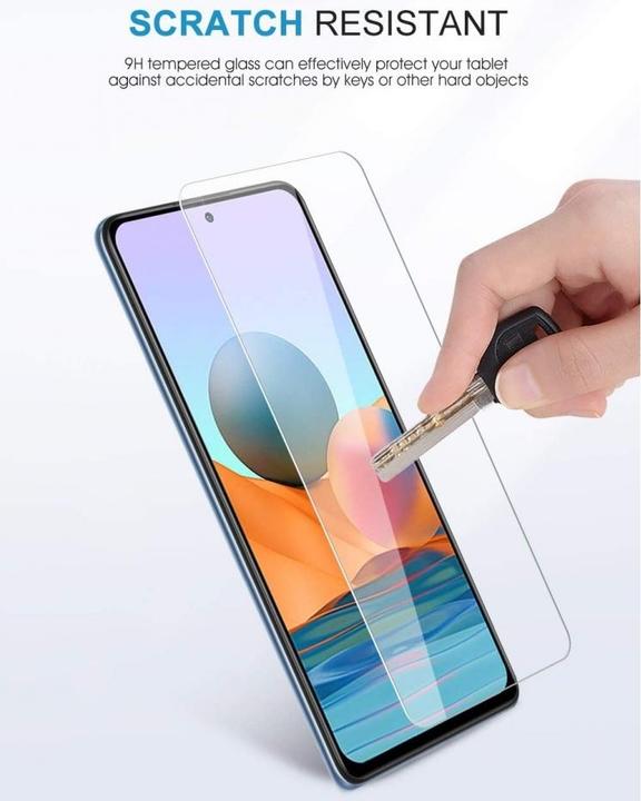 Actual product image Screenguard Xiaomi Redmi Note 10 Pro Protective Glass Film Case Friendly Design (1 Piece, Xiaomi Redmi Note 10 Pro)