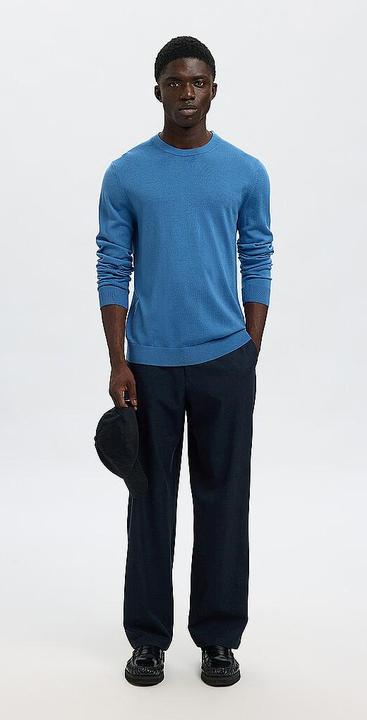 Produktbild Selected Homme 100% Merinowoll Pullover mit Rundhalsausschnitt (L)