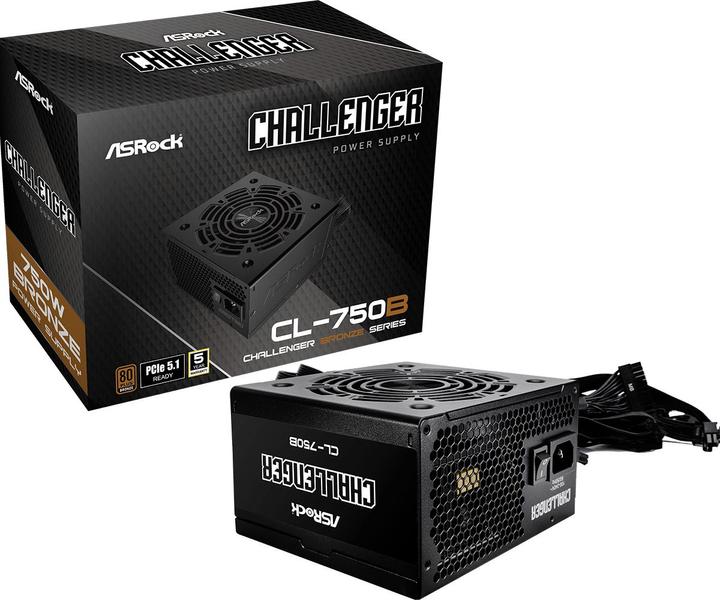 Immagine prodotto AsRock Challenger CL-750B 750W 80+ Bronze PSU (750 W)