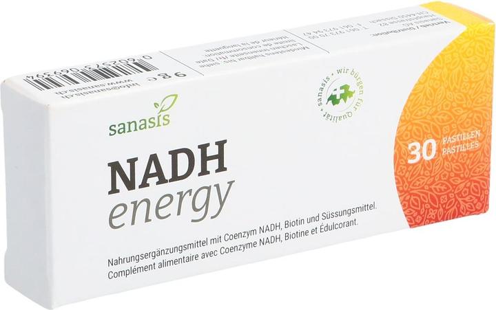 Actual product image Sanasis NADH energy age & active pastilles (30 Piece, Pills, 22 g)