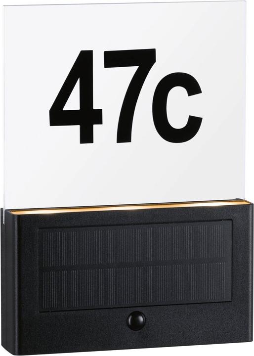 Image du produit Paulmann Numéros de maison solaires (18 lm, IP44)