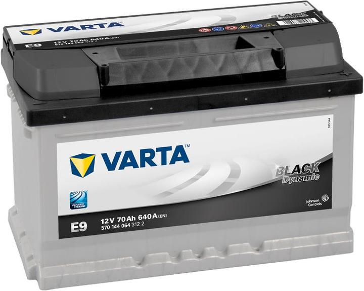 Actual product image Varta Black Dynamic E9 (12 V, 70 Ah, 640 A)