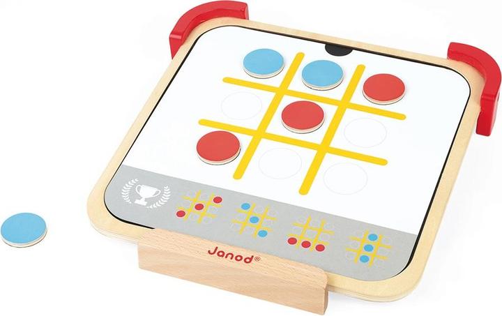 Image du produit Janod Jeu d'aimants couleurs et formes (Anglais, Allemand, Français, Italien)