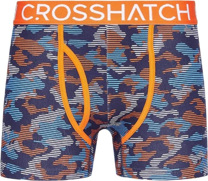 Actual product image Crosshatch Mens Linamo MVE Open Fly Boxer Shorts (Pack of 3) (XL, pack of 3)