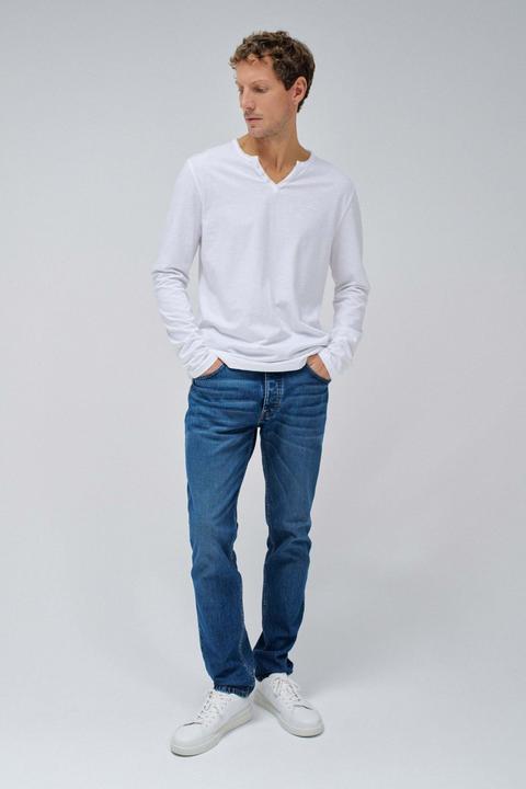 Image du produit Salsa Jeans Langarmshirt Jersey Longsleeve Serafino (S)