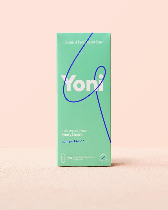 Produktbild Yoni Bio Slipeinlagen - extralang - 100 Bio-Baumwolle - 20 Stk (20 x)
