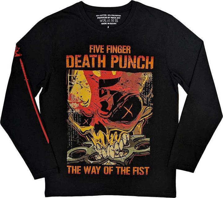 Five Finger Death Punch The Way Of The Fist TShirt Langärmlig
