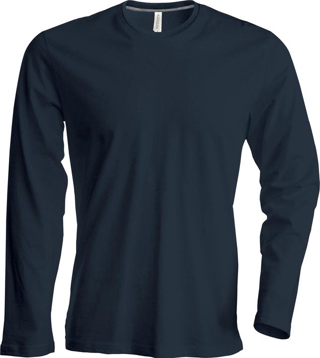 Kariban Slim Fit TShirt mit Rundhalsausschnitt Langarm