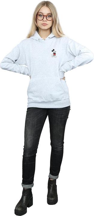 Immagine prodotto Disney Mickey Mouse Kickin Retro Chest Felpa con Cappuccio Donna (L)