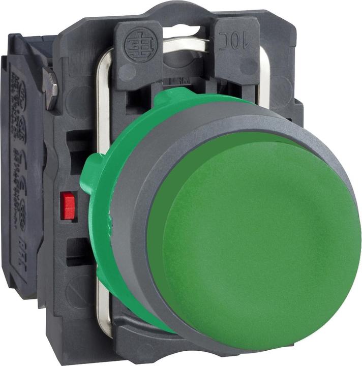 Produktbild Schneider Electric Drucktaster, kompl, tastend, grün, mit XB5AP31C0