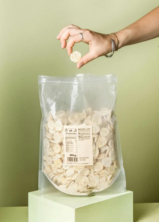 Produktbild KoRo Gefriergetrocknete Bananenscheiben (500 g)
