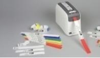 Produktbild Zebra Z-Band Direct - Polypropylen (PP) - permanenter Acrylklebstoff - perforiert - 6 mil - lila, Fü