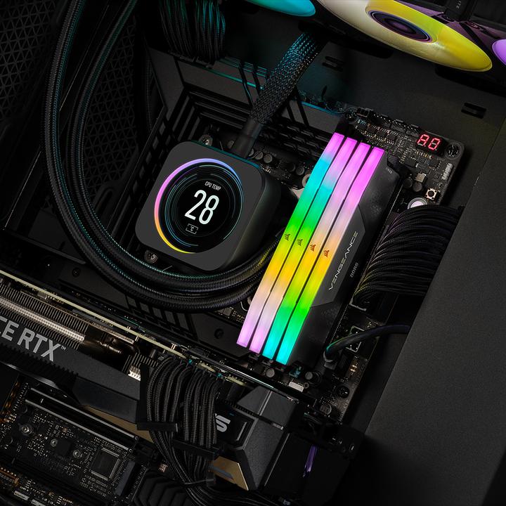 Productafbeelding Corsair Vengeance (4 x 48GB, 5200 MHz, DDR5 RAM, DIMM 288 pin)