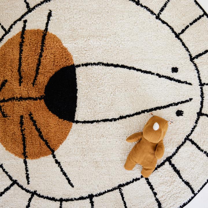 Image du produit Tapis Petit Tapis Lion Natural (100 x 100 cm)