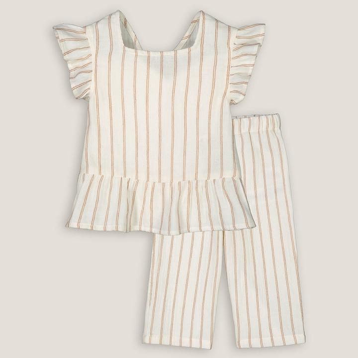 Actual product image La Redoute Collections Blouse and trousers set (98)