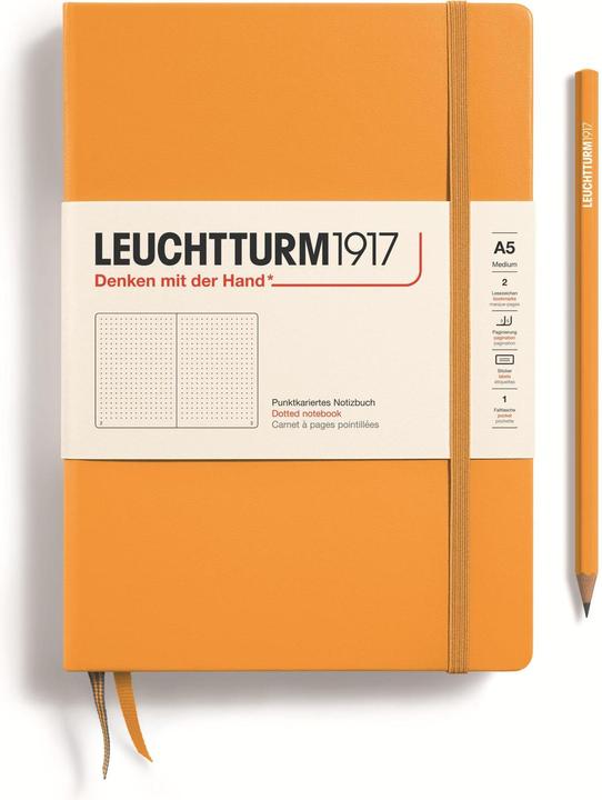 Leuchtturm1917 Rising Sun (A5, Kariert, Harter Einband)