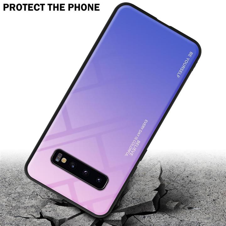 Image du produit Cadorabo Couverture en verre TPU 2 couleurs (Samsung Galaxy S10+)