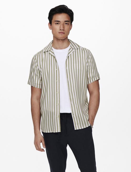 Immagine prodotto Only & Sons Camicia a maniche corte a righe (XS)