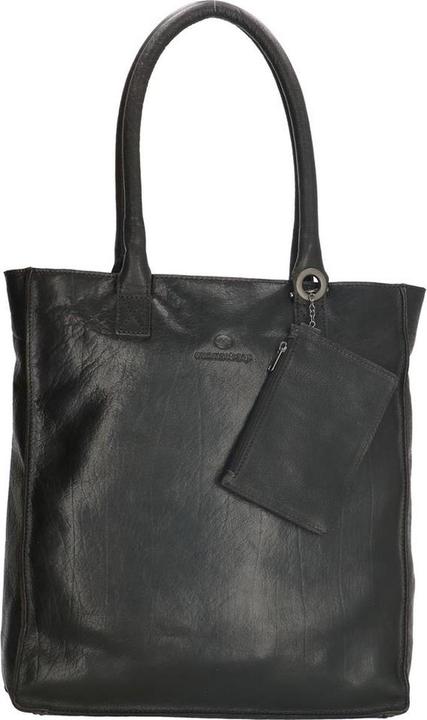 Produktbild Micmacbags Hide & Stitches Golden Gate Shopper - Schwarz - 100% Leder