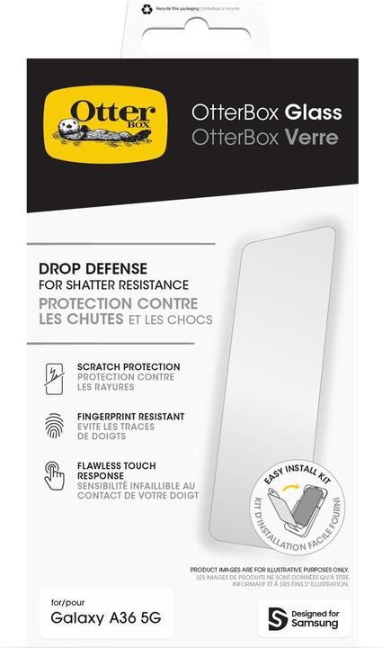 Actual product image OtterBox Screen Protector Glass (1 Piece, Samsung Galaxy A36, Samsung Galaxy A56)