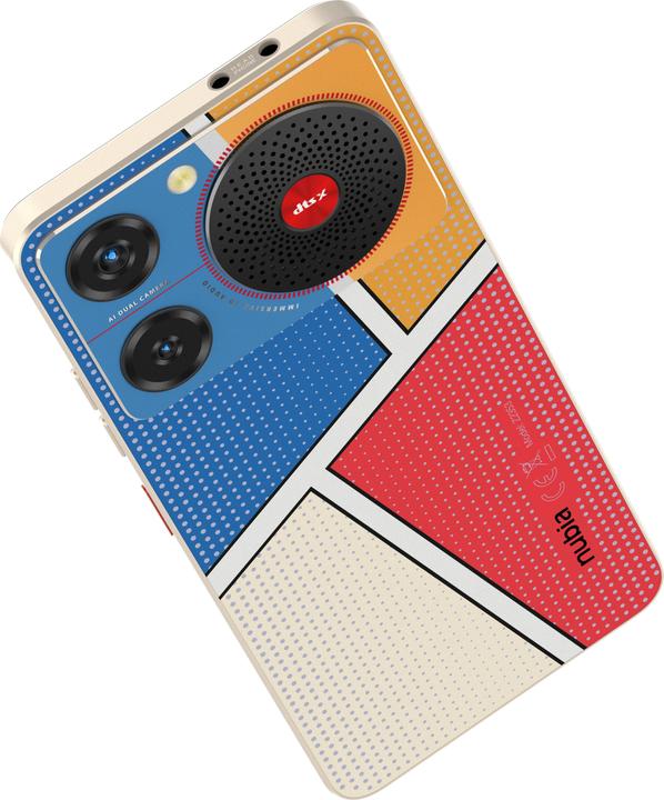 Produktbild ZTE Nubia Music Pop Art (128 GB, Mehrfarbig, 6.60", Dual SIM, 50 Mpx, 4G)