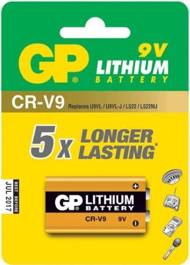 Produktbild GP Batteries GP Batterie Lithium 9V (1 Stk., 9V Block, 800 mAh)