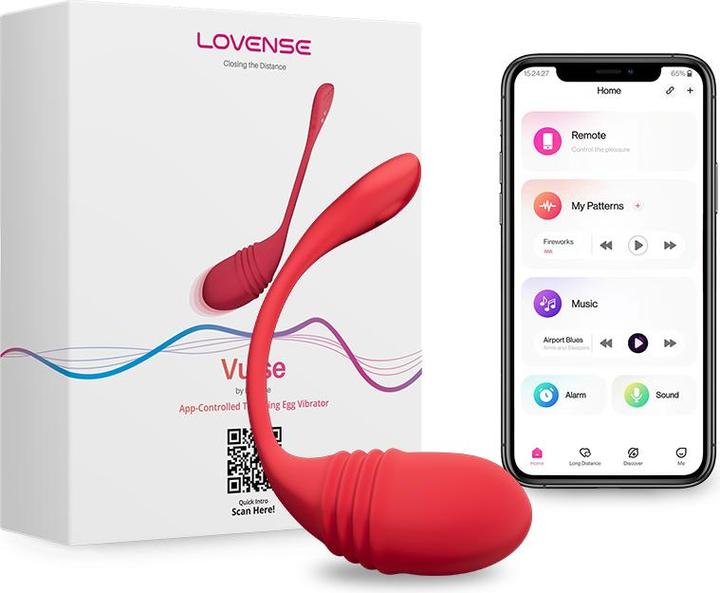 Actual product image Lovense Vulse Stoss Ei