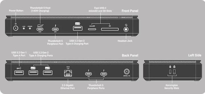 Immagine prodotto Sonnet Echo 13 Thunderbolt 5 SSD Dock - 4TB (Thunderbolt)
