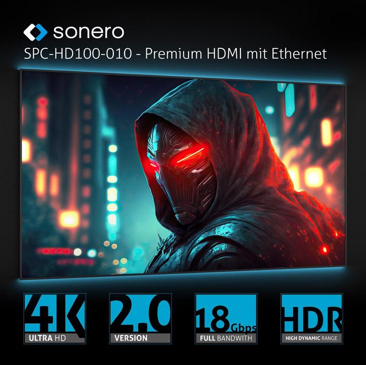 Immagine prodotto Sonero HDMI (Tipo A) - HDMI (Tipo A) (3 m, HDMI)