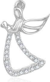 Beneto Silver pendant with zircons Angel AGH677 (L)