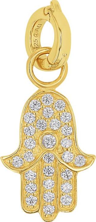 Immagine prodotto Amor Ciondoli da donna, argento 925, zirconi sintetici. | Mano Hamsa (Argento 925)