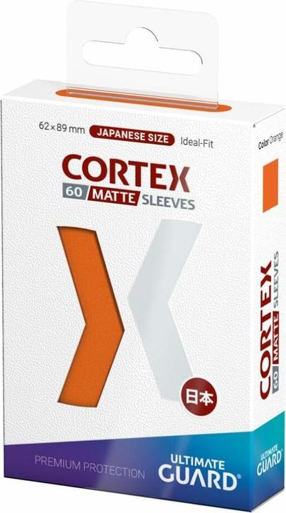 Ultimate Guard 60 pochettes Cortex Sleeves Japanese Size Matte Orange