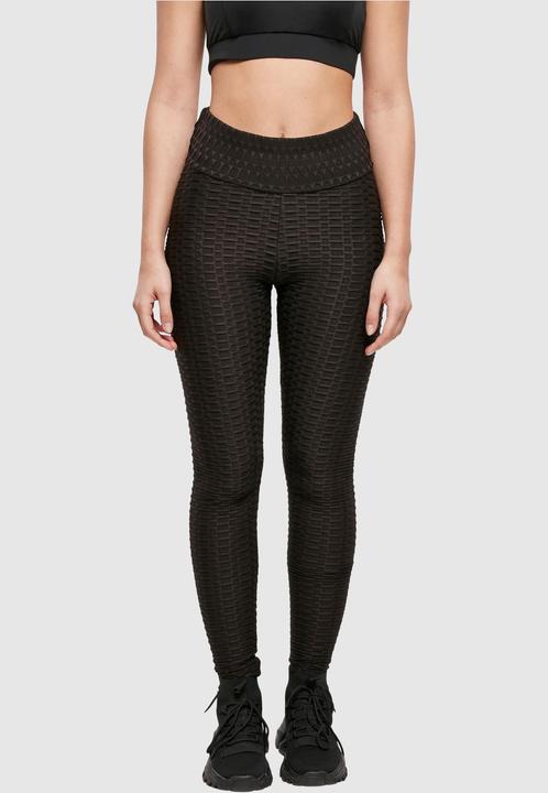 Actual product image Urban Classics Ladies High Waist Honeycomb Leggings - 16533 (S)