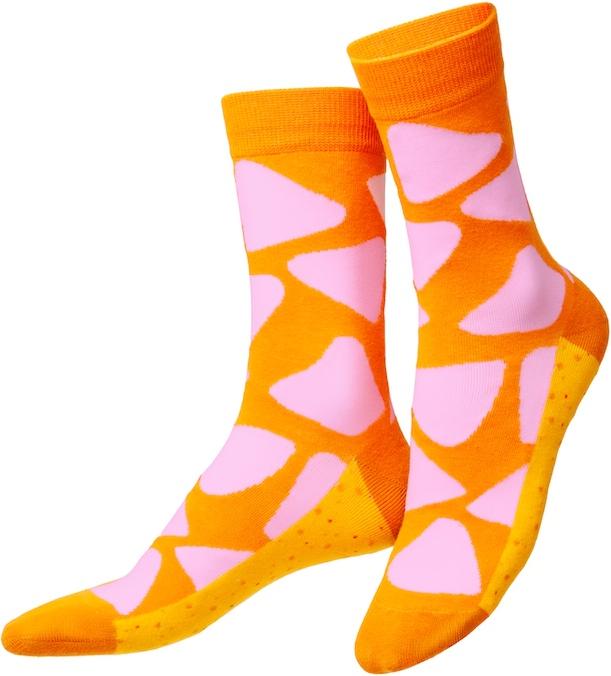 Eat My Socks Crunchy Nachos, Orange - Socken (38 - 41)