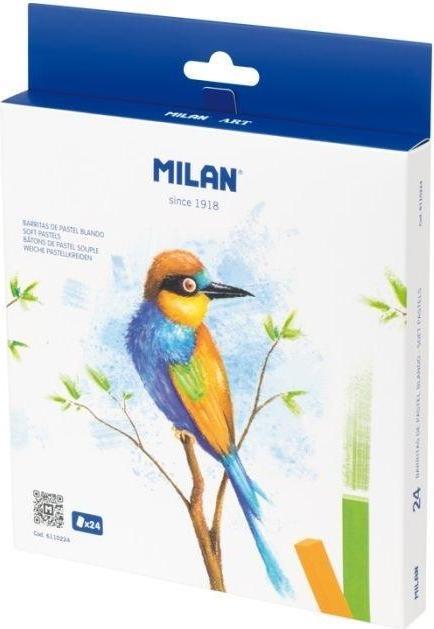 Teka MILAN weiche Pastelle 24 Farben (Colorato)