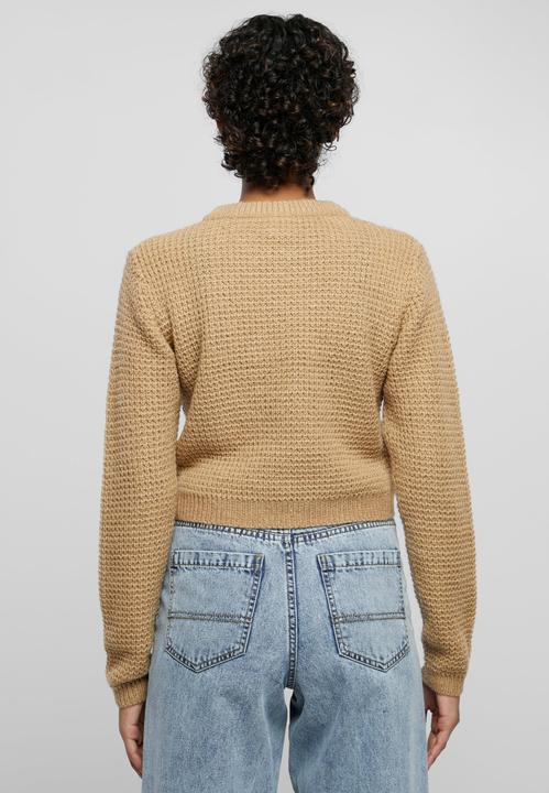 Actual product image Urban Classics Ladies Short Waffle Sweater (XXL)