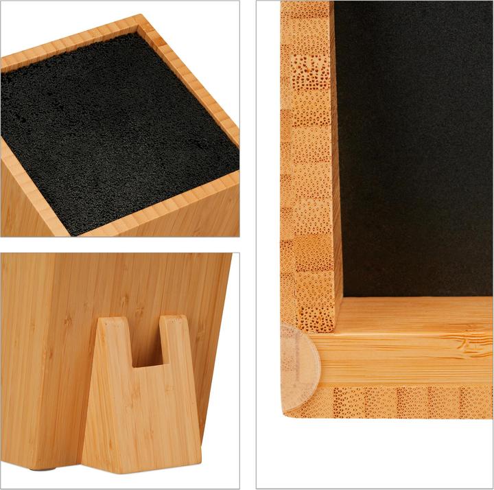 Actual product image Relaxdays Knife block