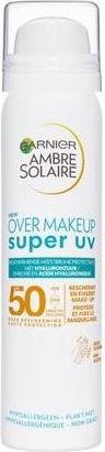 Actual product image Garnier Ambre Solaire Sensitive Expert+ Face Spray Spf 50 Over Makeup (Sun spray, SPF 50)